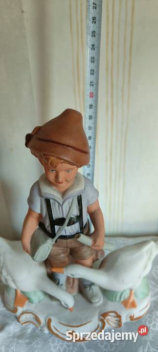 Chłopiec z Gąskami Figurka i Parka Kogut Kurka Kielce
