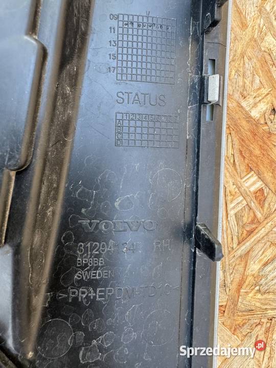 Kratka zderzaka przód prawa lewa Volvo v60 I 1 Sieraków