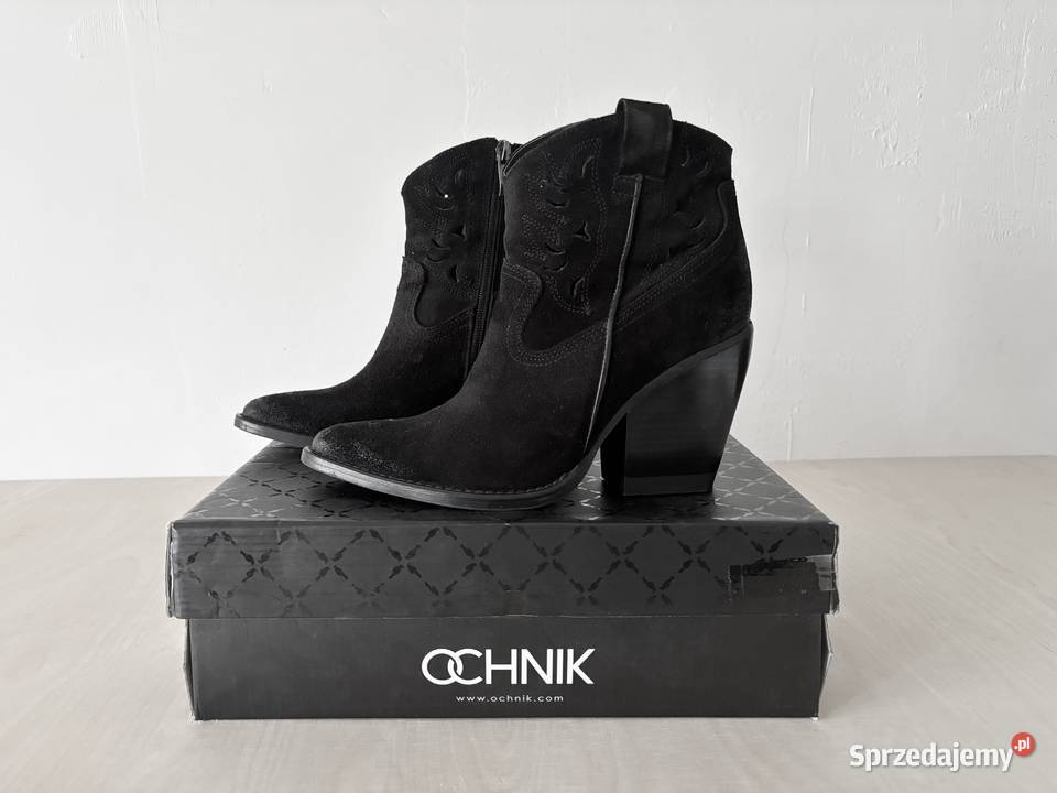 Buty Kowbojki OCHNIK skóra Myślęcinek