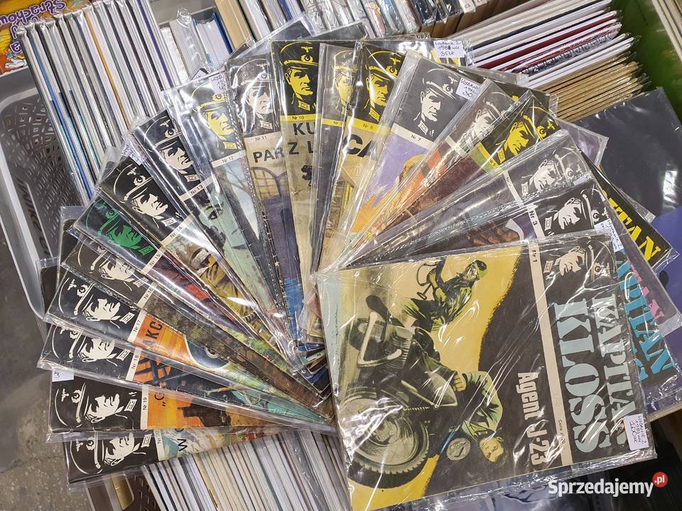 Kapitan Kloss zestaw 20 komiksów wydanie 2 pomorskie Gdynia