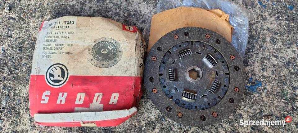 NOWA ORYG TARCZA SPRZĘGŁA SKODA 445 SPARTAK