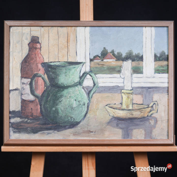 ARTexpert Obraz olejny na płycie martwa natura Dobrzany