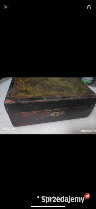 Mała szkatułka skrzyneczka drewniana Pozostałe Gliwice sprzedam