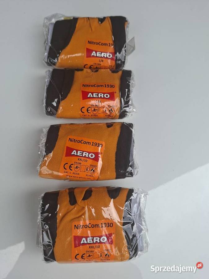 Rękawice robocze ochronne BHP bezszwowe Ansell śląskie sprzedam