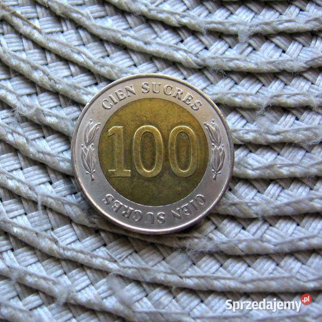 Ekwador 100 Sucre 1997r 70 Lecie Banku sprzedam