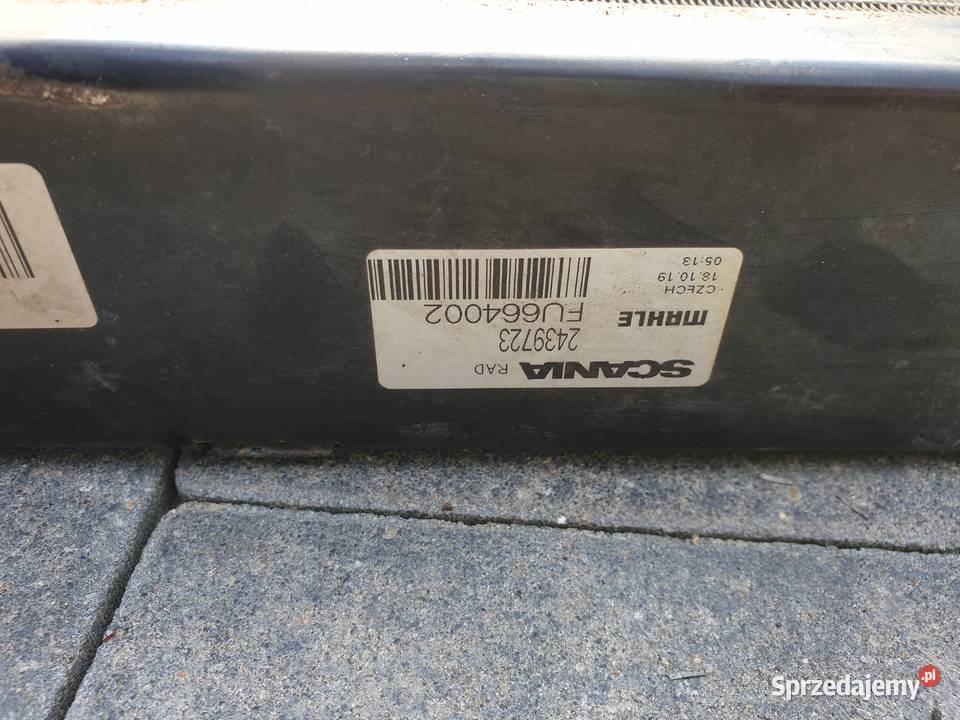 Chłodnica wody Scania NTG