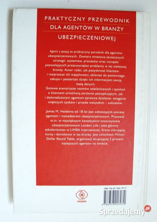 Agent z pasją James A Heidema łódzkie Łódź