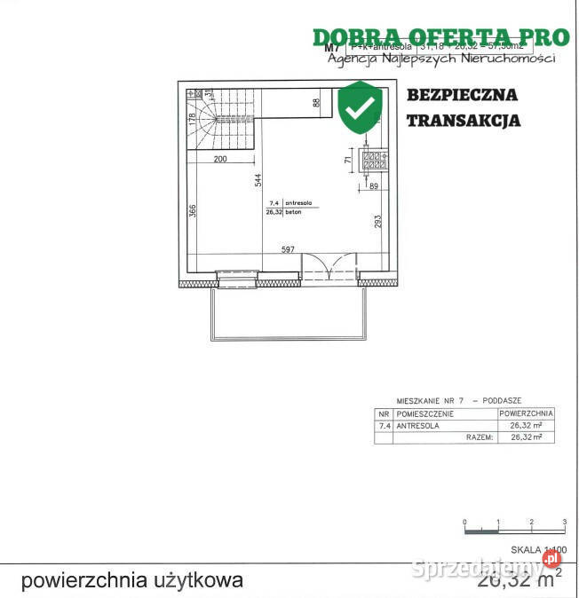 Dwupoziomowe mieszkanie z antresolą i balkonem 9000zł/m2 pomorskie Gdańsk