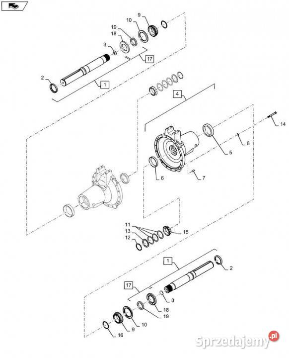 Holland T6090 Element nośny 87456257 Jastrzębniki sprzedam