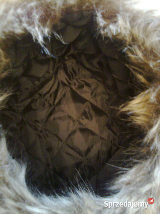 Czapka damska ze sztucznego futra łódzkie Łódź