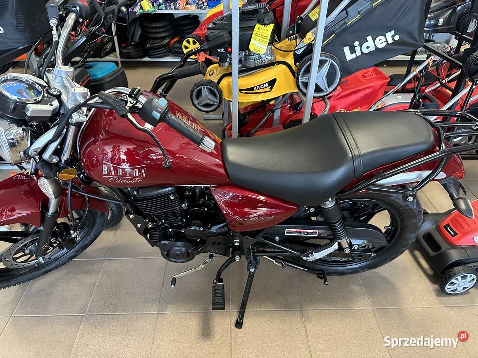 Motocykl Barton Classic 125 czerwony Gorlice