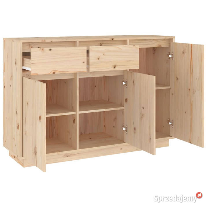 Szafka 110x34x75 lite drewno sosnowe WM814329 Pozostałe Dom i Ogród Warszawa