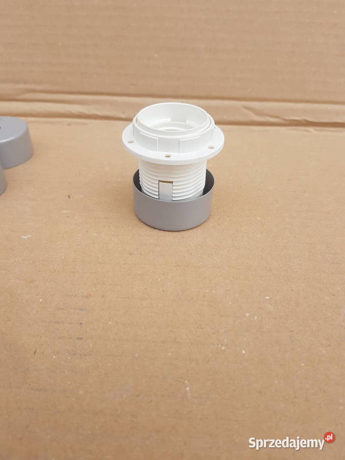 Podkładka pod oprawkę E27 podparcie klosza SZARA