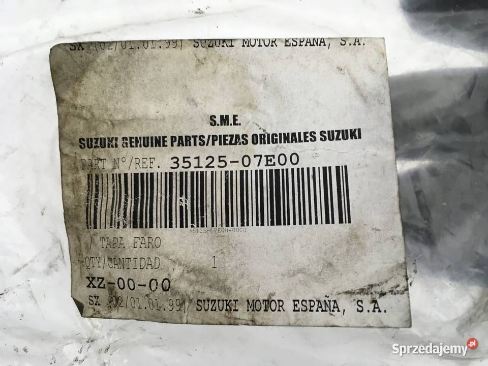 SUZUKI UH 125 Burgman 02 Zaślepka Guma Łobżenica sprzedam