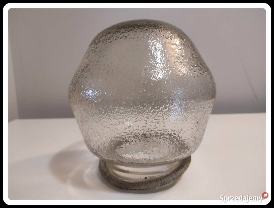 Szklany kulisty klosz zewnętrzny lampa