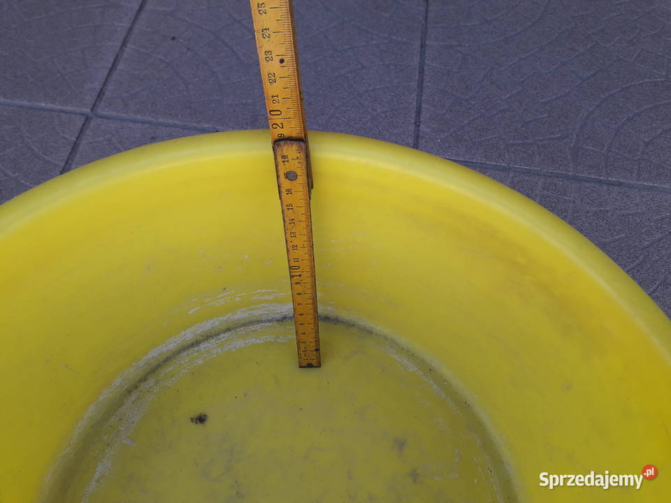 Miednica plastikowa żółta z uchwytami bokach ok małopolskie Kraków