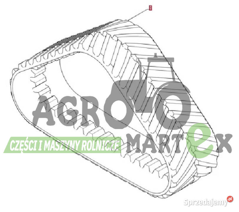 84182440 GĄSIENICA GUMOWA 30 CNH Wichrów sprzedam