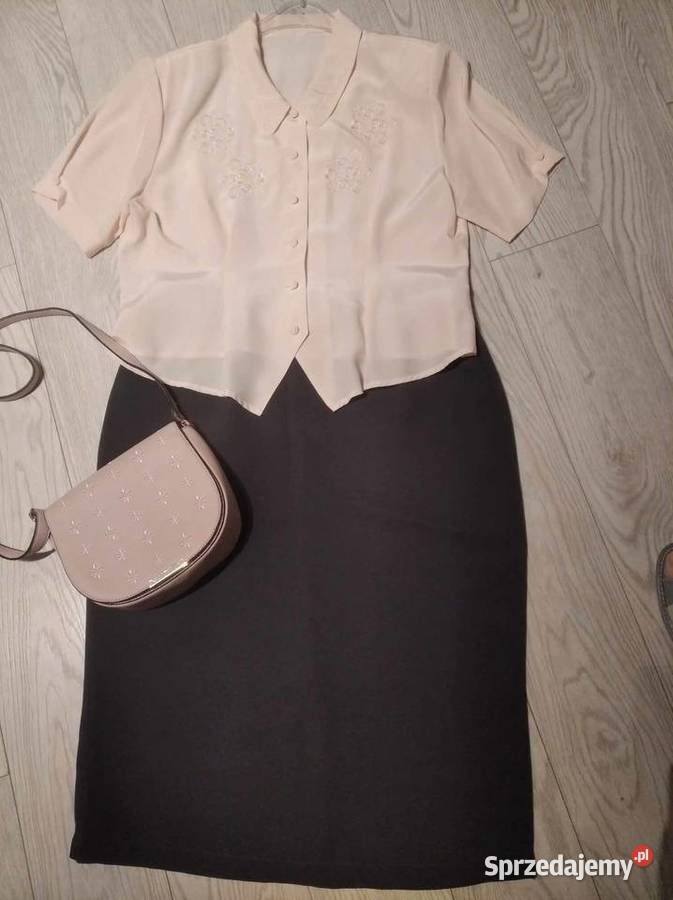 Spódnica midi grafitowa Rybnik