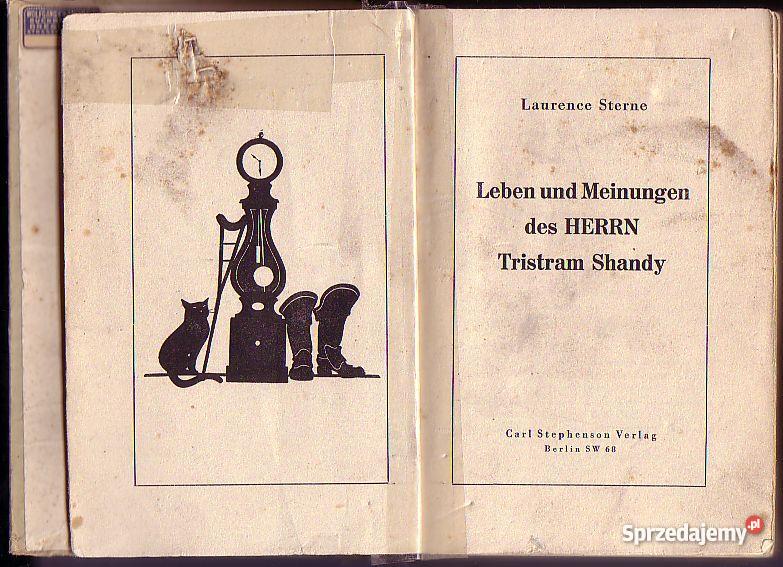 122 LEBEN UND MEINUNGEN DES HERRN TRISTRAM SHAND Pozostałe Czyrna