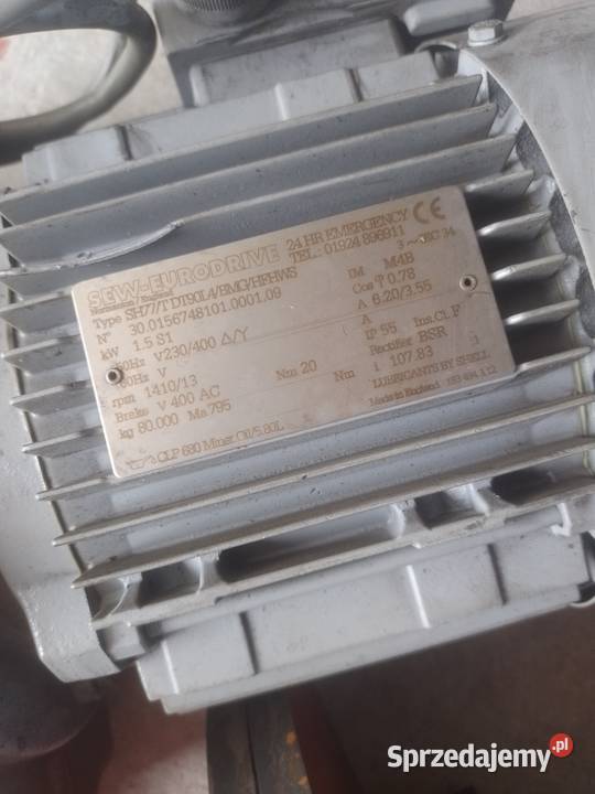 Sprzedam silnik z reduktorem Pozostałe świętokrzyskie Masłów Drugi