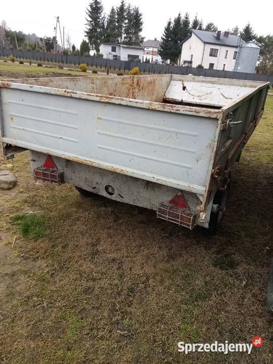 Przyczepa jednoosiowa nieuszkodzony lubelskie Łuków