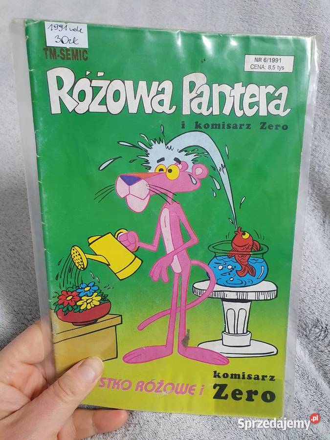 Różowa Pantera zestaw 3 komiksów lata 90te dla dzieci Gdynia