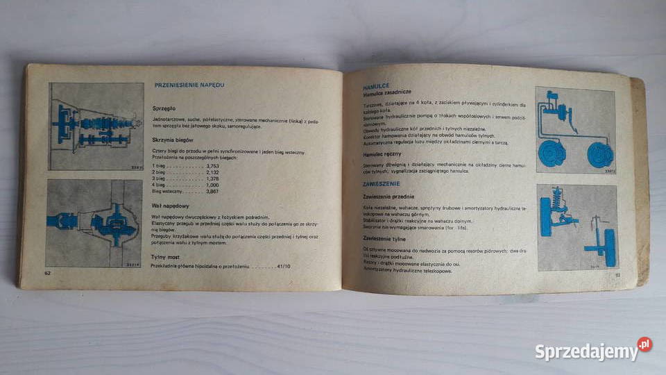 Książeczka instrukcja obsługi FSO 1300 i 1500 Głuchołazy