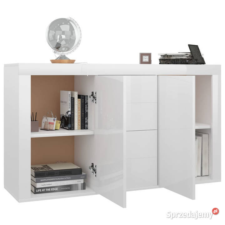 Szafka biała z połyskiem 120x36x69 materiał mazowieckie Warszawa