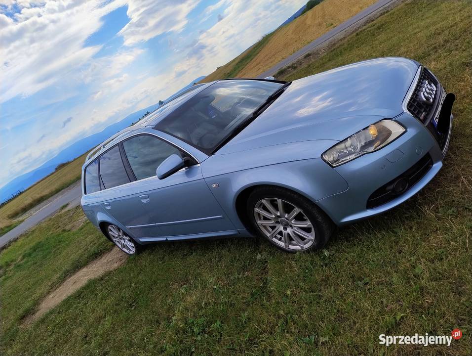 AUDI A4 B7 QUATTRO 20 TDI 170 Bogate wyposażenie relingi dachowe Samochody osobowe dolnośląskie Bystrzyca Kłodzka
