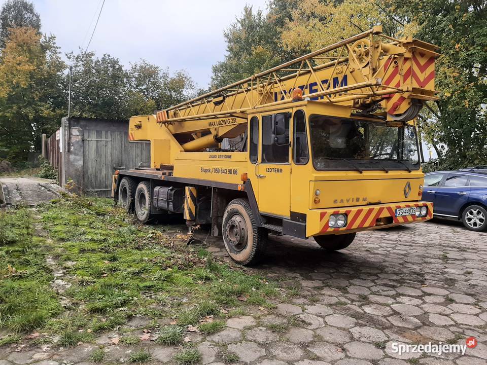 Żuraw samochodowy Pinguely TML 250 Rok produkcji 1977 Dźwigi, podnośniki pomorskie Słupsk