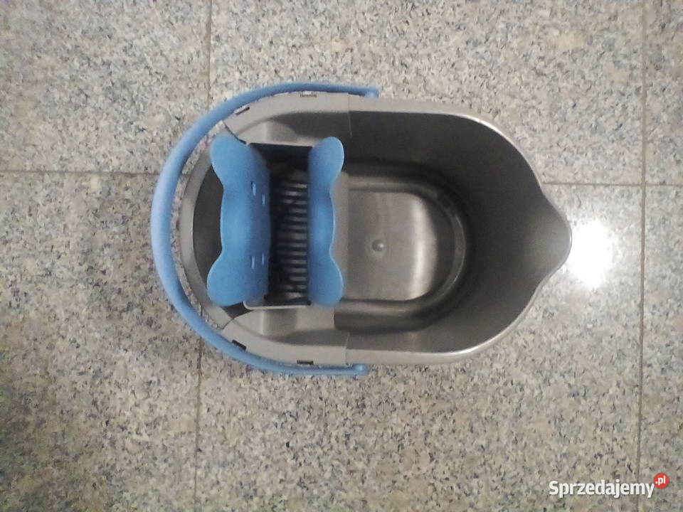 Wiadro z wyciskaczem do mopa płaskiego Vileda