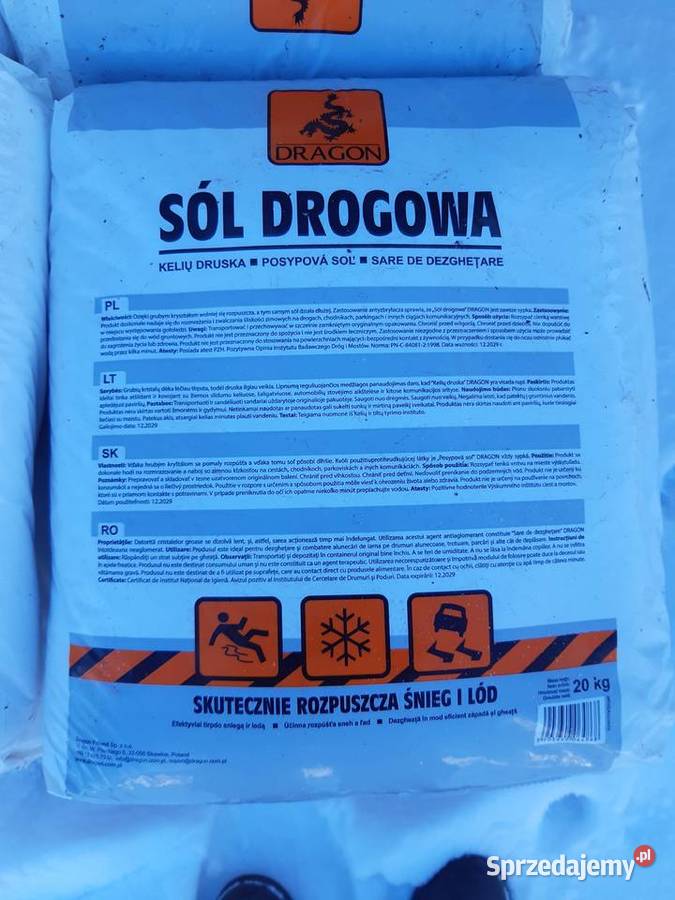 Sól drogowa a20 lubelskie Łęczna sprzedam