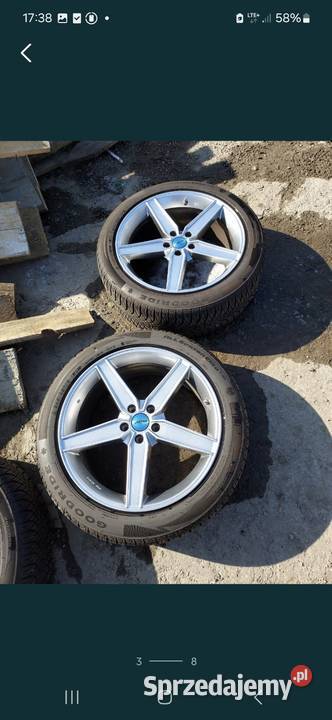 Felgi aluminiowe 19 z oponami 5x108 ET 45 Nowe Radonice