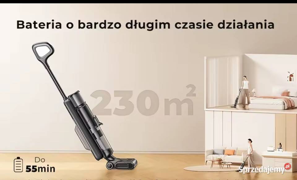 Bezprzewodowy Mop odkurzacz pionowy Lublin