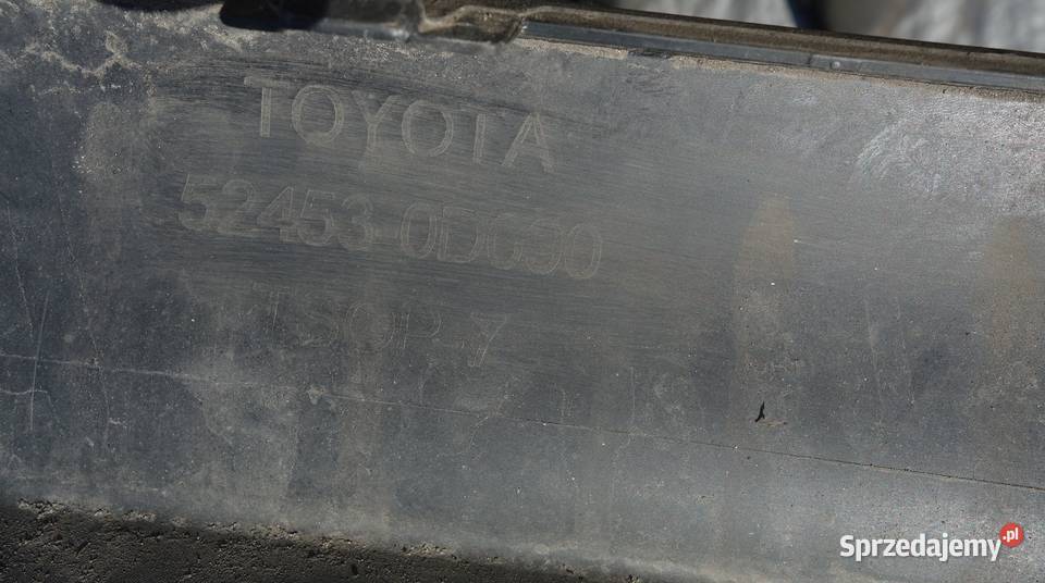 TOYOTA YARIS III SPOILER DOKŁADKA ZDERZAKA TYL śląskie Ruda Śląska