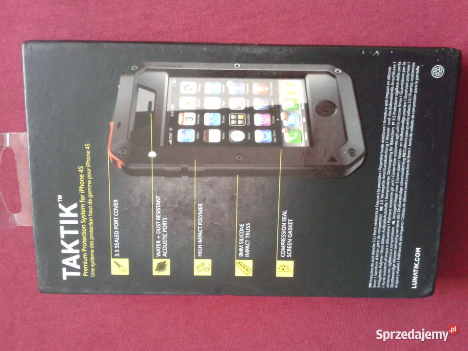 Ochronna obudowa TAKTIK LUNATIK do iPhone 4S lubelskie Puławy