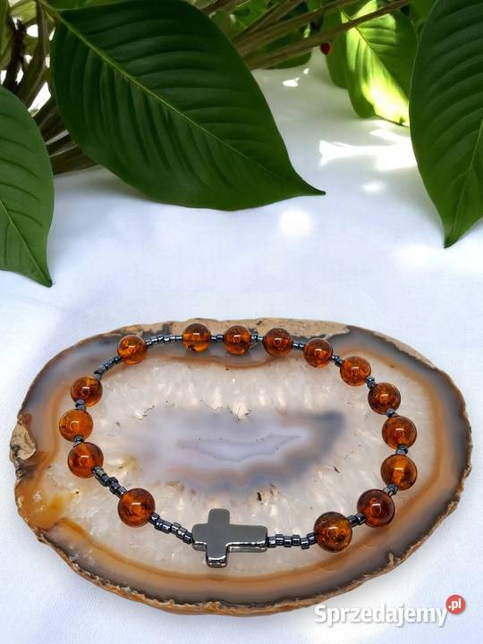 Bransoletka różaniec dziesiątka różańca z Bransoletki Warszawa