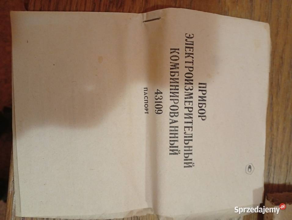 Stary rosyjski multimetr CCCP 43109 Siemianowice Śląskie sprzedam