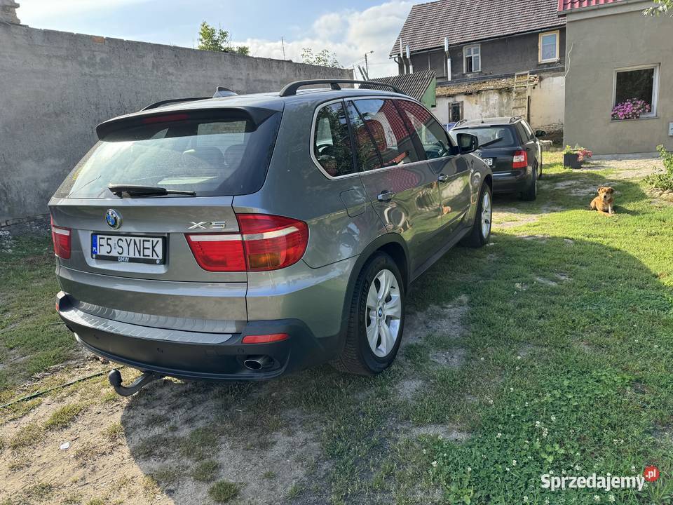 BMW X5 E70 30d xDrive 280 Sport Czarna Rok produkcji 2007 Małomice