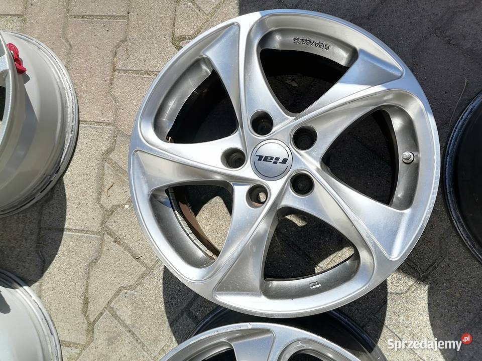 Felgi Rial 75x16 ET48 Komplet czujniki VW Audi Rial