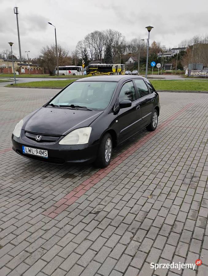HONDA CIVIC 7 17Ctdi 100 Klima Sprawna Alu Nowe 310900km Krasnystaw