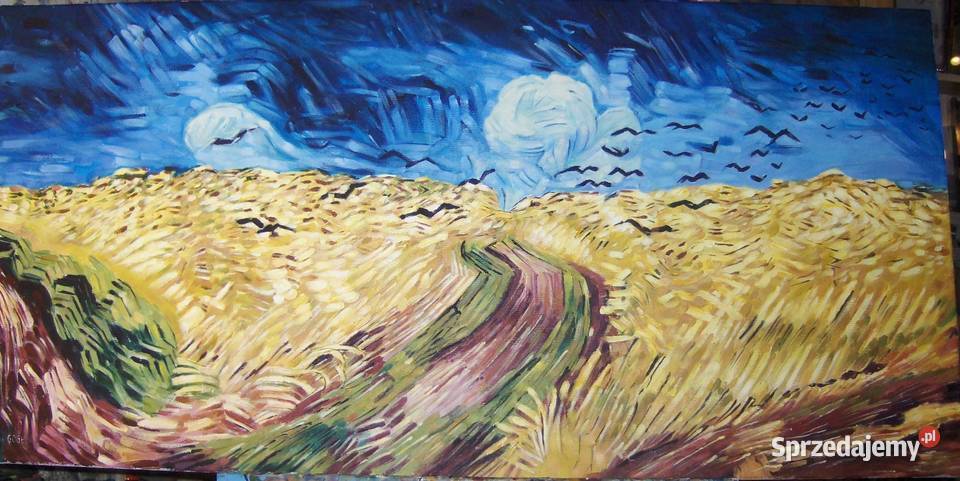 Kopia obrazu Vincenta van Gogha Pole pszenicy z Toruń sprzedam