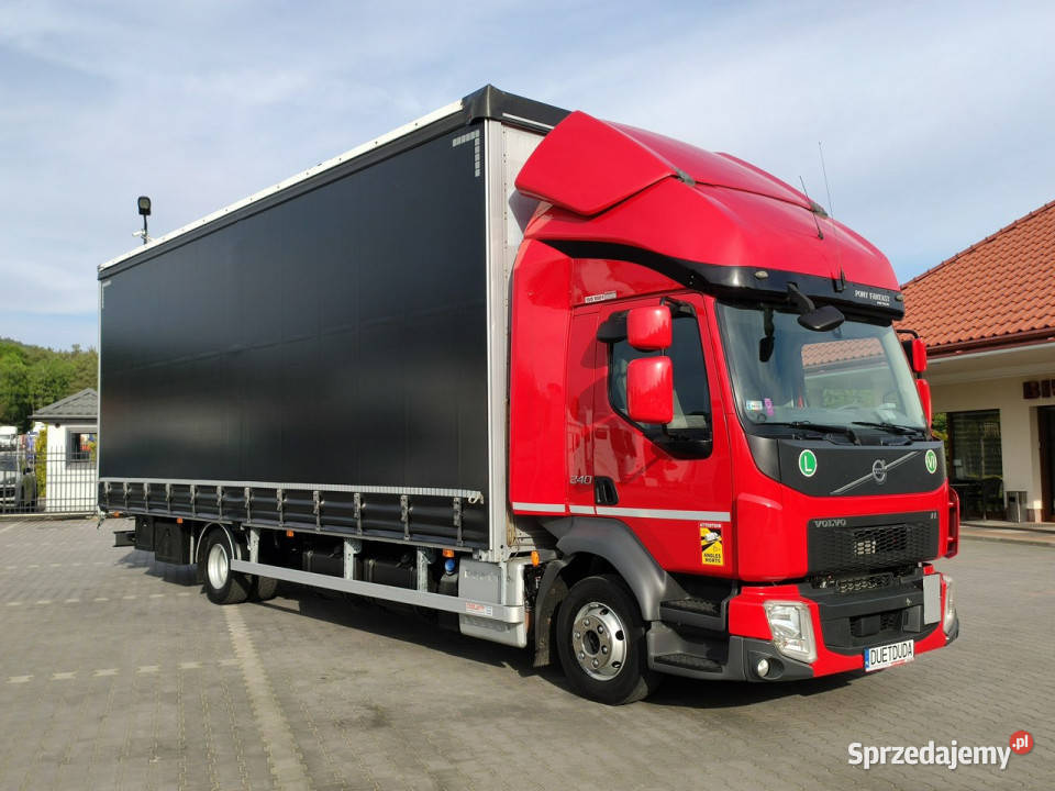 Volvo FL12240 E6 Firana Tył Drzwi Dach Zsuwany ABS Widełki