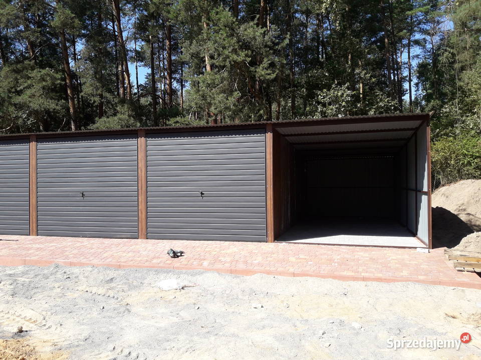 Szereg Garaży Blaszany Garaż Szeregowy Wiaty Łódź