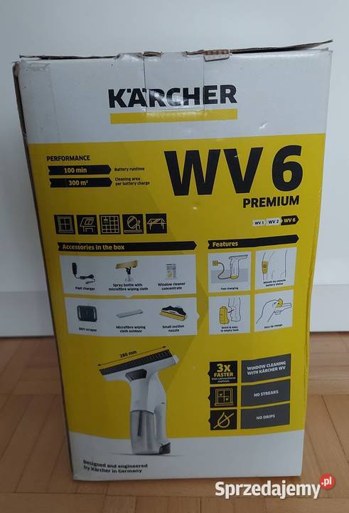 Myjka do okien Karcher WV6 Premium Pad KV4 Augustów sprzedam