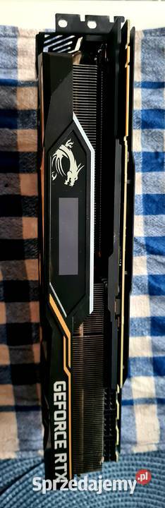 Msi geforce RTX 2080TI Lightning Z 11GB DDR6 zachodniopomorskie Szczecin sprzedam