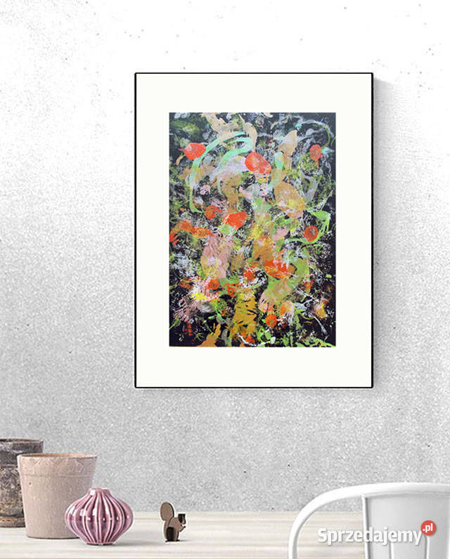 abstrakcyjny rysunek A3 Dekoracje i ozdoby Gdynia sprzedam