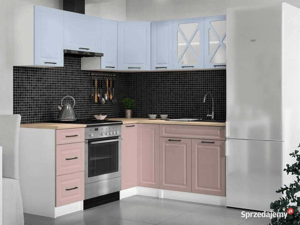 Kuchnia narożna ASTRID BIAŁY MAT FJORD MAT Brody