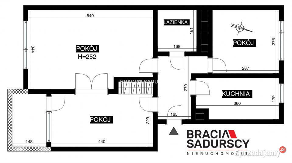Sprzedam mieszkanie Kraków Gołaśka 52m2 3 pokoje małopolskie sprzedam