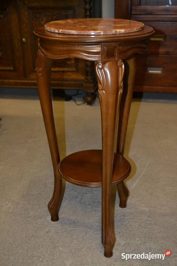 kwietnik z marmurowym blatem Meble śląskie Będzin